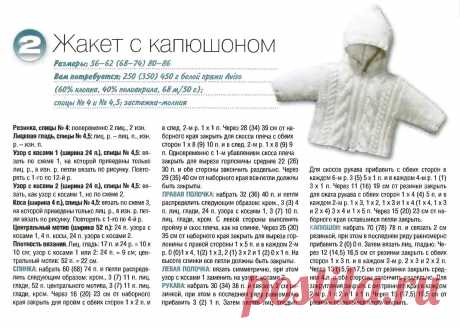 Жакет с капюшоном