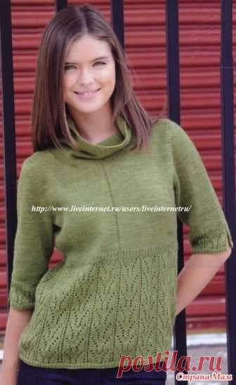 .. Помогите найти описание на русском языке!!! Добрый вечер! Девочки, помогите! Нашла описание джемперочка, но ,,,,, Может быть, кто-нибудь видел эту красоту на русском!? Буду очень благодарна. Ниточки давно уже подобрала!