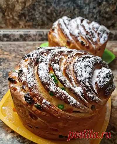 Рецепт пасхального кулича краффин