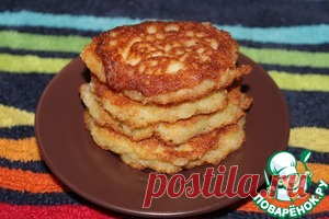 Манно-злаковые оладьи - кулинарный рецепт
