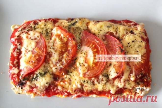 Белковая куриная пицца в мультипекаре Редмонд