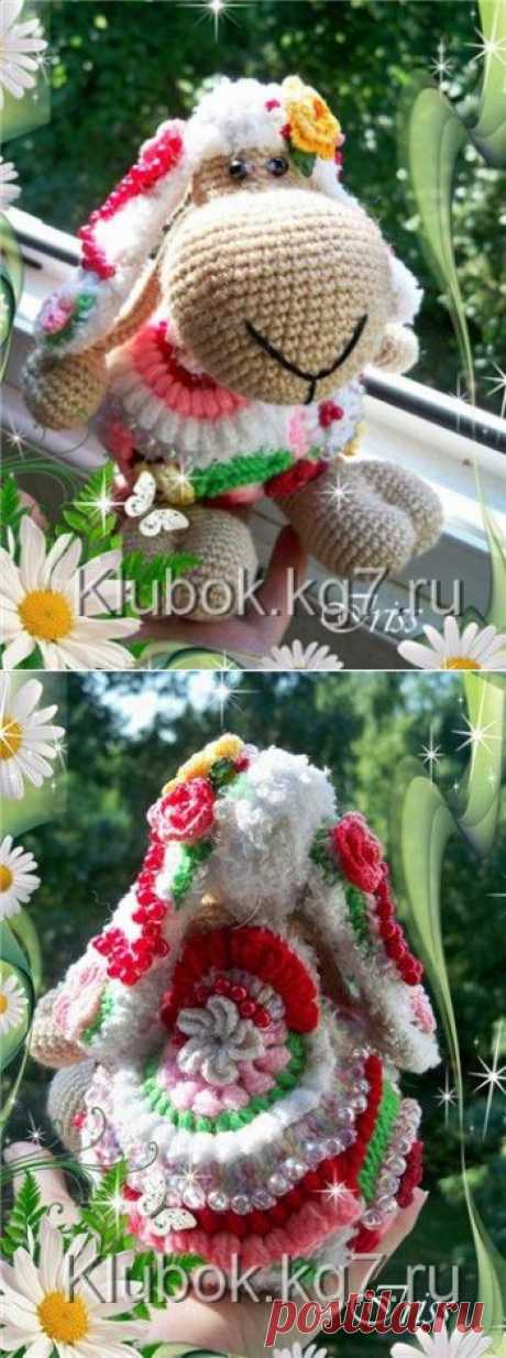 Гламурная овечка Фриформ (из инета) / Вязание крючком / Вязание крючком. Ваши работы