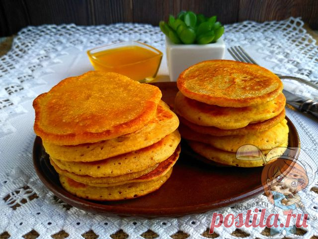 Кукурузные оладьи без яиц - рецепт из кукурузной муки и кукурузного молока. Подойдёт для диетического питания, вегетарианского и веганского рациона, ЗОЖ и ПП