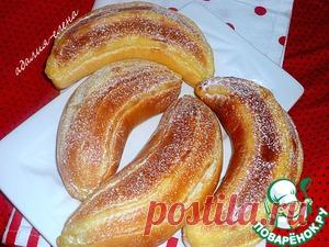 Булочки "Бананчики" - кулинарный рецепт