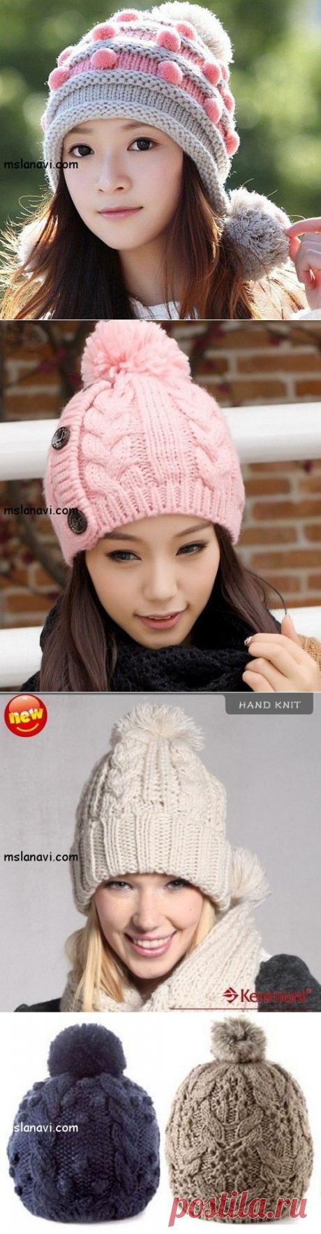 Какие вязаные шапки в моде? | Вяжем с Ланой