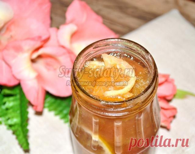 Яблочное варенье с лимоном. Рецепт с пошаговыми фото