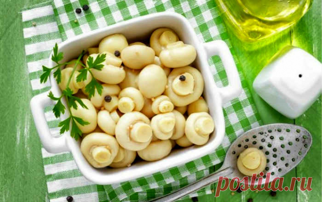 Малосольные шампиньоны на скорую руку - мировой рецептик!