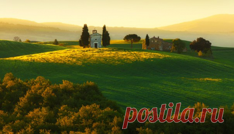 Часовня в Тоскане, Италия. Автор фото — Антон Шваин: nat-geo.ru/photo/user/121382/