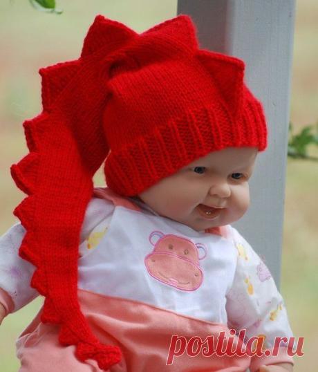 Baby toddler long tail dinosaur red dragon by chicksalejunior