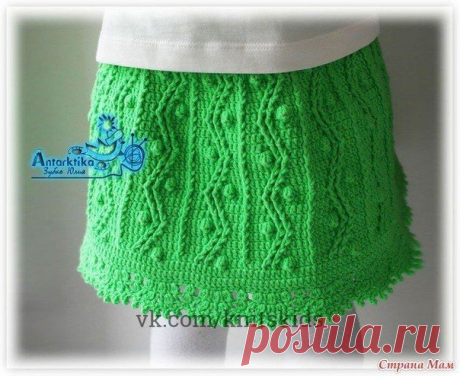 Юбочка для девочки / Вязание крючком.