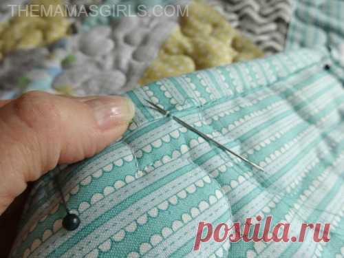 The Easy Way to Bind a Quilt – Tutorial