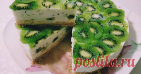 Йогуртовый торт с киви и бананом.🥝🥝🥝🍌🍌🍌 - пошаговый рецепт с фото. Автор рецепта Светлана . Йогуртовый торт с киви и бананом.🥝🥝🥝🍌🍌🍌 - пошаговый рецепт с фото. Торт очень вкусный и легко готовить.  Используйте лучше всего ваш любимый йогурт, и вы точно останетесь довольны. Я лично натуральный не люблю, поэтому заменила на свой любимый сладкий вкусненький активия🤗.  Печенье можно любое...