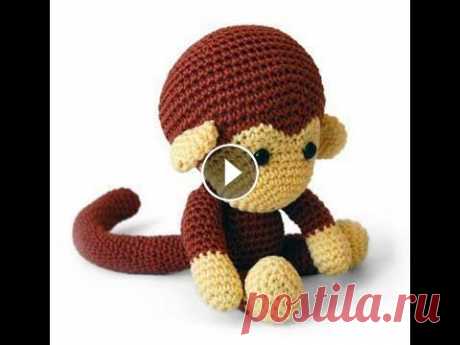 ♥♥♥Обезьянка своими руками♥♥♥Мордочка обезьянки.Часть 3.Игрушка амигуруми.Обезьянка крючком Символ 2016 года-обезьянка.Игрушка на елку обезьянка-описание как связать ушки и мордочку.Обзор плейлисты игрушка обезьянка часть 1 часть 2 часть 3 По...