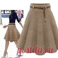 SKIRT KNITTING #Юбка