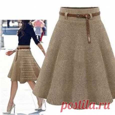 SKIRT KNITTING #Юбка