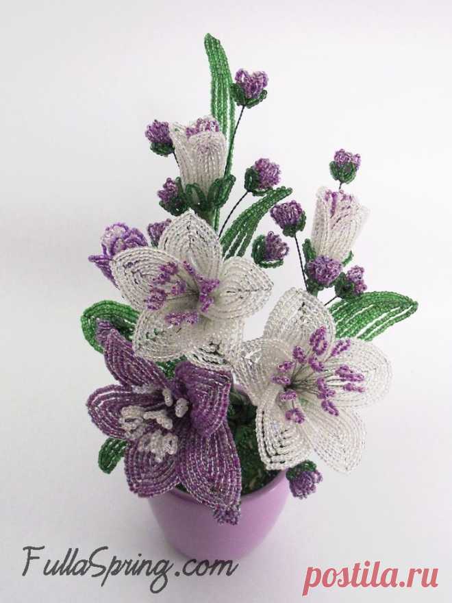(10) Fulla Spring, French Beaded Flowers and Accessories - online-shop | Бисер
