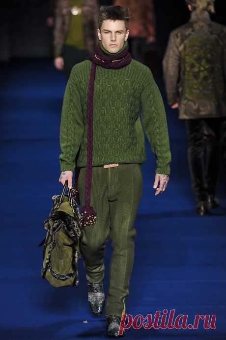 Мужской свитер спицами от модельера Kean Etro - Perchinka63