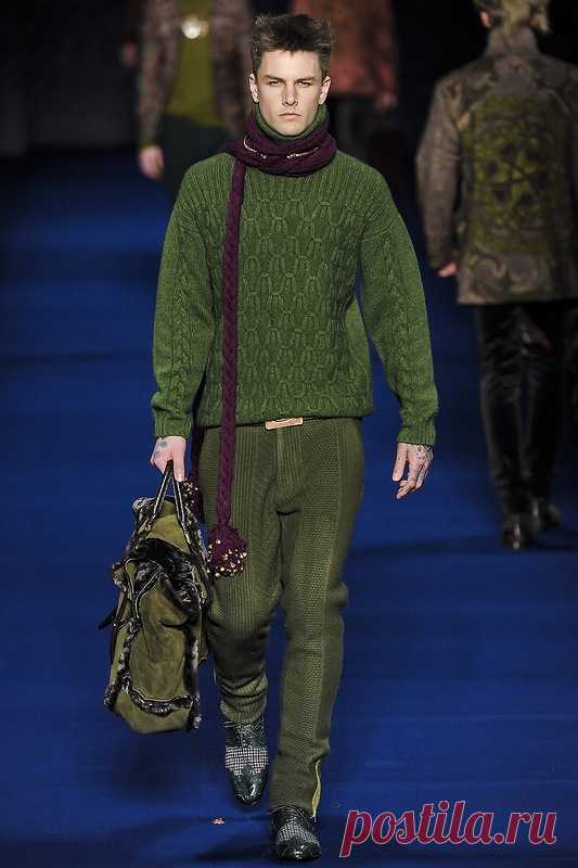 Мужской свитер спицами от модельера Kean Etro - Perchinka63