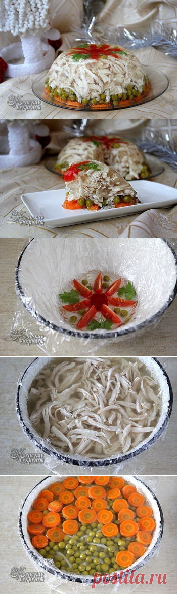 Заливное из курицы.