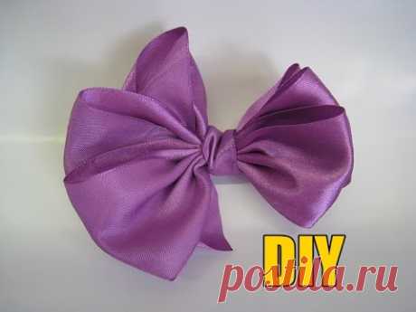 Как сделать красивый бант из ленты МК.DIY