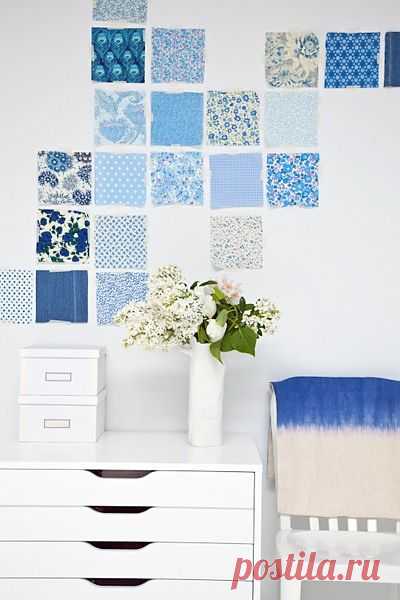 Ложная плитка (из ткани) / Декор стен / Модный сайт о стильной переделке одежды и интерьера