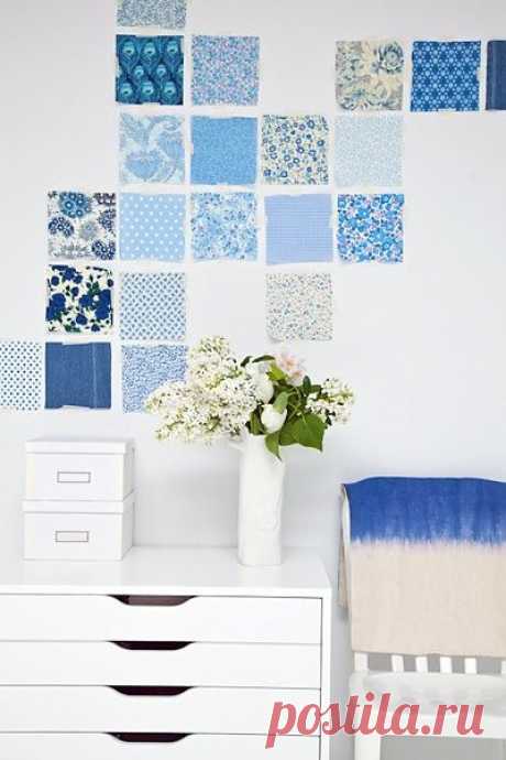 Ложная плитка (из ткани) / Декор стен / Модный сайт о стильной переделке одежды и интерьера