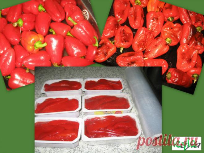 Gallery.ru / печеный перец впрок - Заготовки(консервирование,соление и т.д ) - Leyla47