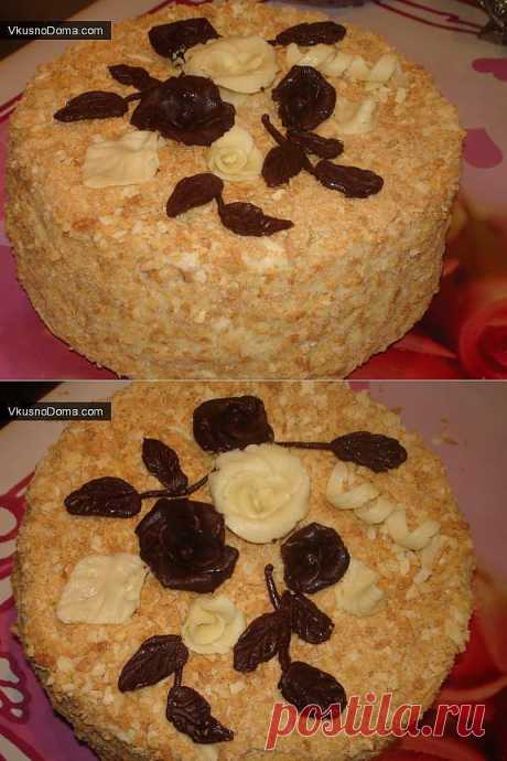 Наполеон с лимонным кремом / Домашние рецепты. Готовим дома вкусно!