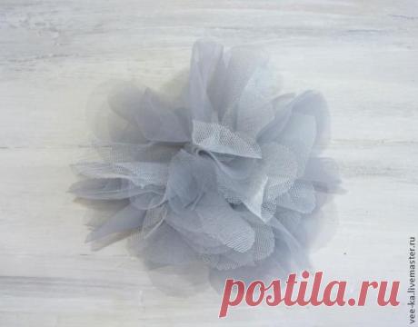 Как быстро сделать брошку из сетки - Ярмарка Мастеров - ручная работа, handmade
