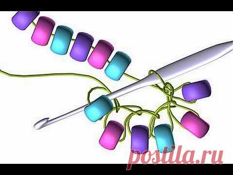 Вяжем бисерный жгут. Видео