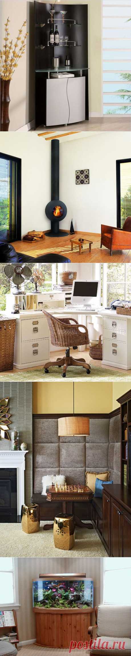 Креативные идеи для оформления углов - Наши дома