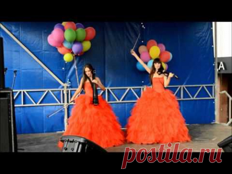 Violin Group DOLLS (электроскрипка и электровиолончель), День Города - YouTube