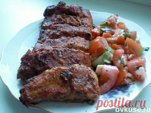 Свиные рёбрышки в духовке - Простые рецепты Овкусе.ру
