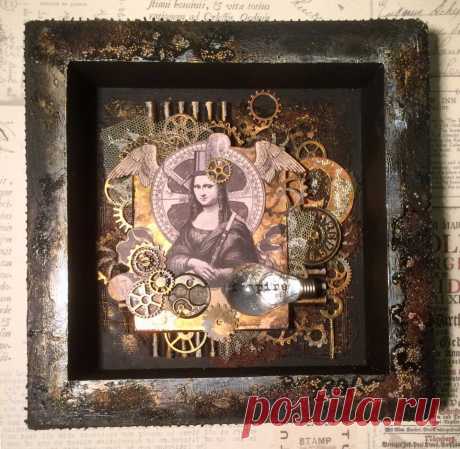 ПАННО «INSPIRE» В СТИЛЕ STEAMPUNK, ALTERED ART: ЖАННА БАЛАГУР 18:00–20:00