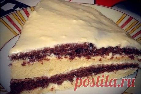 Лёгкий и вкусный тортик на кефире
Ингредиенты:
Тесто:
-3 яйца,
-1 стакан кефира,
-1 стакан сах.песка,
-0.5 ч.л. соды(погасить),
-2 стакана муки.
Приготовление:
Всё хорошо взбить(тесто как густая сметана).
Тесто разделить на 2 равн. части,в одну добавить 1 ч.л. какао.
Испечь 2 коржа, остудить и разрезать острым ножом на 2.
Крем:
-500 гр.сметаны,
-100 гр. сах.песка.
Приготовление:
Коржи смазать кремом (по желанию можно добавить орешки,цукаты).
Сверху присыпать какао.
Дать настояться (3 часа).