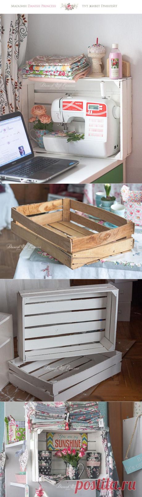Danish Princess Home: Как сделать полку Scandi Style из обычного ящика / DIY Scandi shelf
