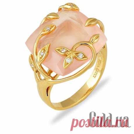 Nina Ricci Золотое кольцо с бриллиантами и кварцем – купить по лучшей цене в Киеве и Украине| Gold.ua - Киев, Харьков, Одесса, Днепропетровск, Донецк, Львов