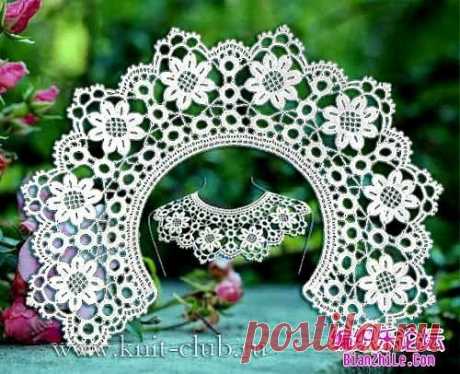 Ажурные воротнички. Подборка схем