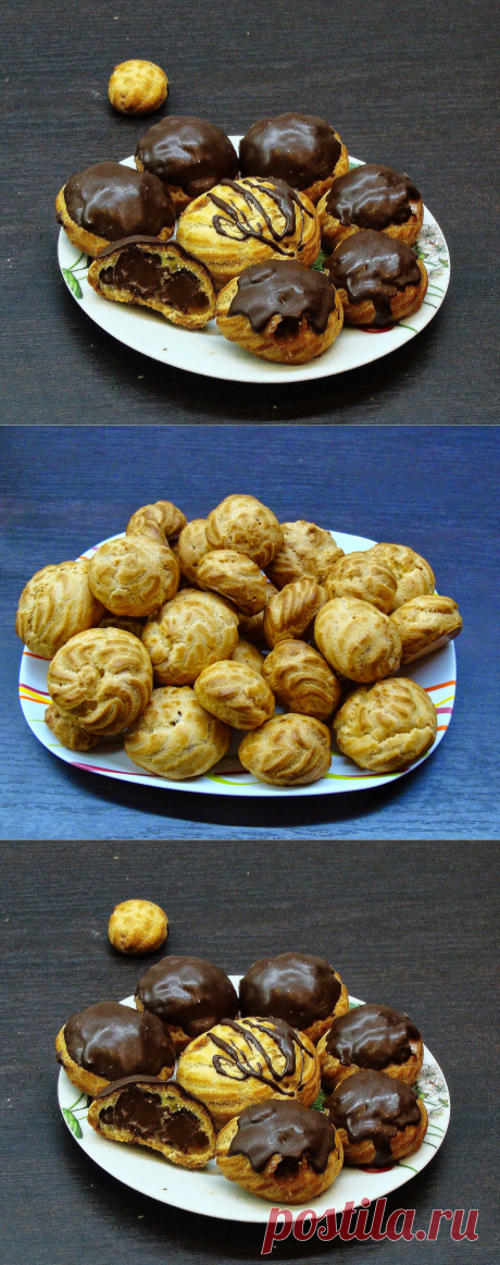 Вкусно жить не запретишь!: Заварные пирожные с шоколадным кремом