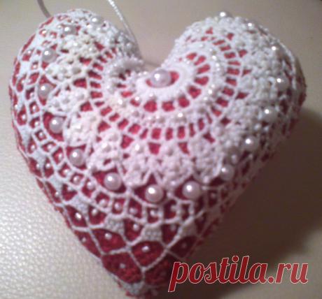 кружевное сердце