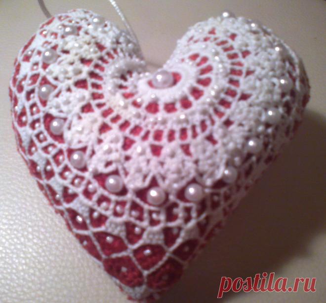 кружевное сердце