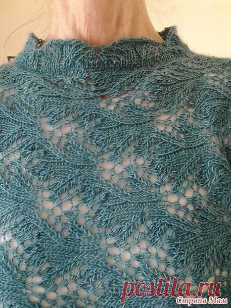 Шикарный узор спицами /vk.com/