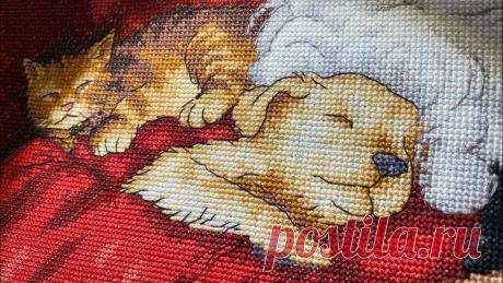 Вышивальная неделя. октябрь 2021. Вышивка крестиком.