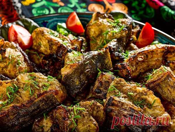 Достойный Вашего внимания рецепт! Шашлык из сома — Вкусные рецепты