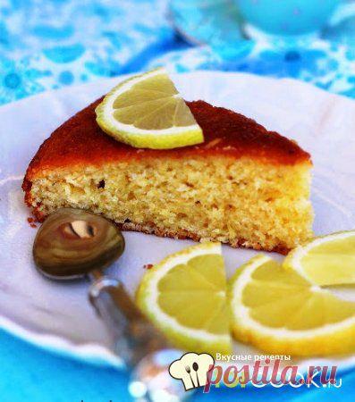 ЛИМОННЫЙ ПИРОГ С ПОЛЕНТОЙ