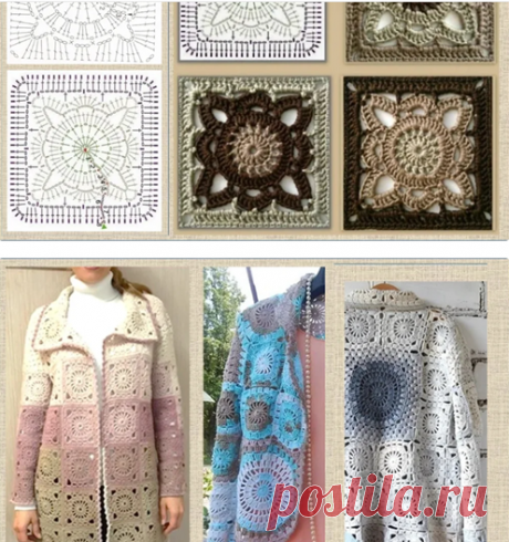Схемы и мотивы для вязания крючком 350 моделей кофточек, пончо и жилетов | МНЕ ИНТЕРЕСНО | Яндекс Дзен