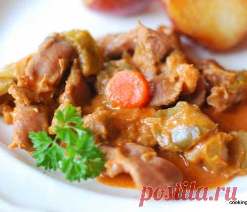 ПАПРИКАШ ИЗ КУРИННЫХ ЖЕЛУДКОВ