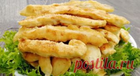 Отличная закуска из куриного филе: лучше, чем наггетсы Поверьте, это намного вкуснее, чем привычные наггетсы