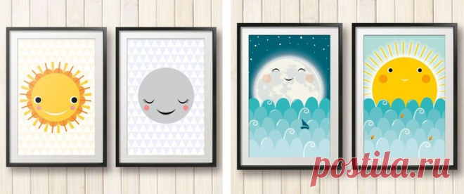 Оригинальные идеи для создания хорошей «погоды» в детской комнате - Ярмарка Мастеров - ручная работа, handmade