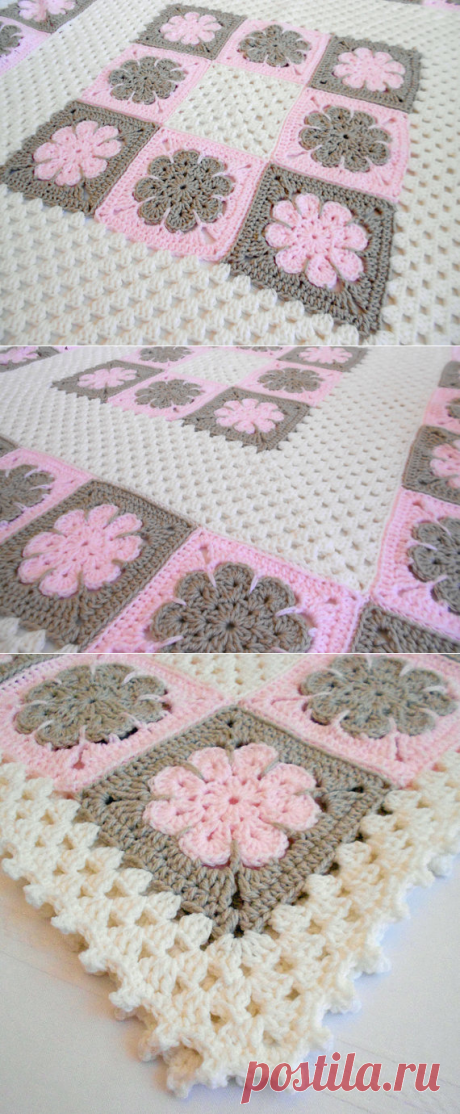 Crochet Pattern Easton Baby Afghan Pattern от PeachtreeCottage